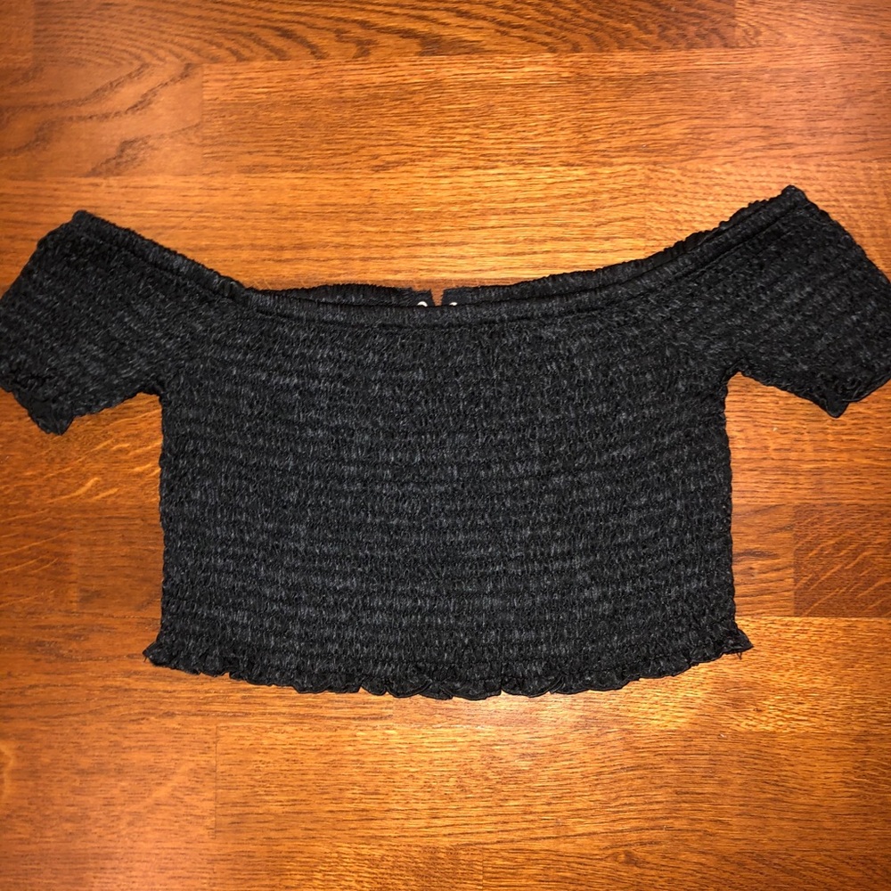 Off the shoulder crop top